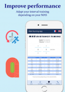 MAS / VMA Running App - Interval training screenshot 3