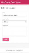 Meu Evento - Santo Cartão screenshot 1