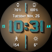 Chrome Leather HD Watch Face screenshot 11