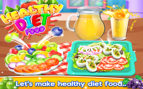 Healthy Diet Food Cooking Game screenshot 0