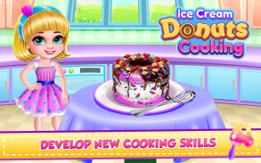 Ice Cream Donuts Cooking screenshot 0