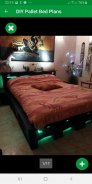 DIY Pallet Bed Plans Ideas screenshot 0