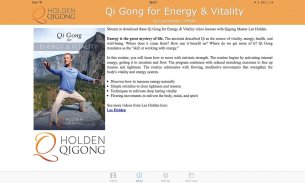 Qi Gong for Energy & Vitality screenshot 12