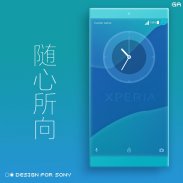 Theme XPERIA ON™ | Be Blue - 🎨Design For SONY screenshot 5