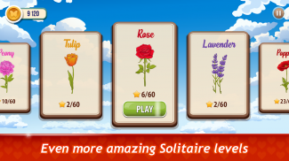 Solitaire TriPeaks Rose Garden:Kartenspiel Solitär screenshot 0