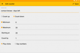 Counter List screenshot 2