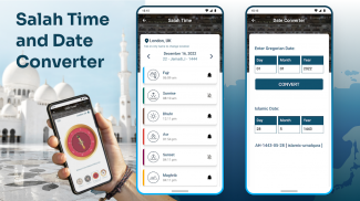 Qibla Compass with Salah Time screenshot 2