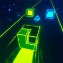 CYBER BEAT: Cube Route Couleur Icon
