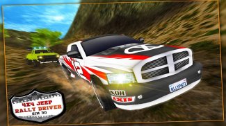 4x4 Jeep Rally pemandu Sim 3D screenshot 12
