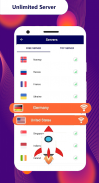 Blue VPN - Speedy VPN Unlimited & Secure Hotspot screenshot 2