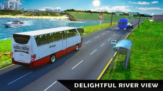 Fluss Bus Bedienung Stadt Tourist Bus Simulator screenshot 4