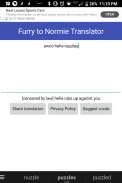 Furry to Normie Translator screenshot 3