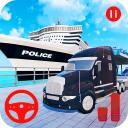 US Police Transporter Ship Games: Police Games Icon