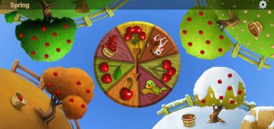 Hi Ho! Cherry-O! Seasons spiner  game for kids screenshot 1