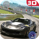 Racing Car Traffic City Speed Icon