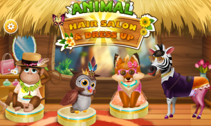 الحيوانات صالون الشعر واللباس screenshot 0