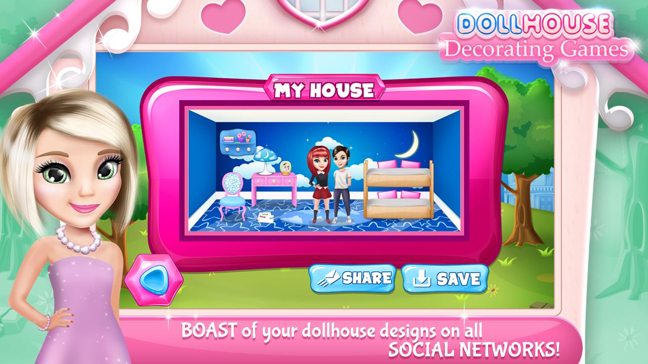 casa de bonecas design e decoração: meninas jogos de  casa::Appstore for Android