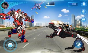 Multi robot transform: jet, perro, águila y guerra screenshot 1
