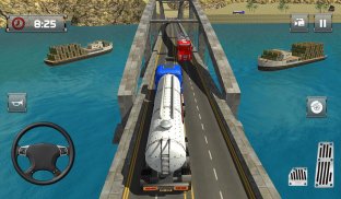 Oil Tanker Transporter 2018 Fuel Truck Driving Sim screenshot 18