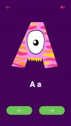 ABC - Monsters. Learn English Alphabet with kids screenshot 0