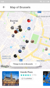 Brussels Travel Guide in english with map screenshot 2