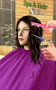 सौंदर्य स्पा सैलून डी मेकअप और बालों काटने के खेल screenshot 10
