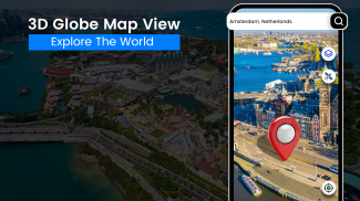GPS Navigasi Glob Peta 3D screenshot 4