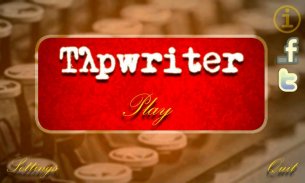 Tapwriter screenshot 0