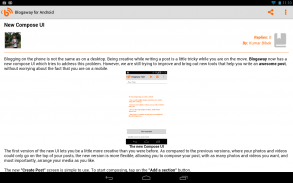 Blogaway for Android (Blogger) screenshot 2