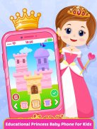 Pink Princess Baby Phone screenshot 9