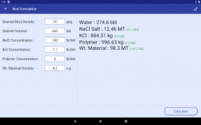 Drilling Fluids App screenshot 3