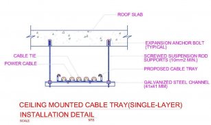 Cable trays size calculator screenshot 2