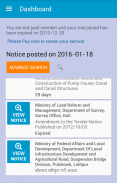 Tender Notice screenshot 1