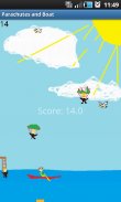 Parachutes and Boat screenshot 1