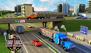 Euro Truck Driving Simulator Transport Truck Games screenshot 8