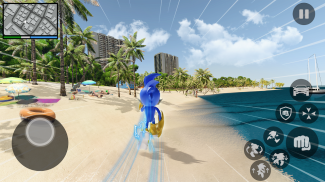 Blue Hero Rope Game screenshot 2