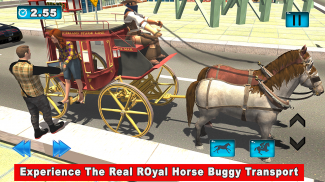 Horse Taxi 2019: Offroad City Transport Game screenshot 2