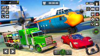 Car Transport Airplane Games screenshot 0