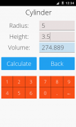 Área e Volume Calculator screenshot 3