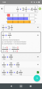 Fractions Calculator - Visual screenshot 1