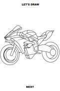 Draw Motorcycles: Sport screenshot 3