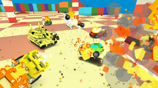 لعبة Blocky Car Crash Royale screenshot 3