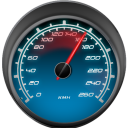 GPS đo tốc độ trong kph / mph
