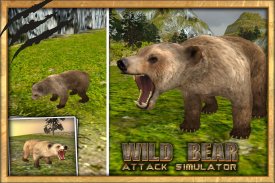 Bear Wild Serangan Simulator3D screenshot 0