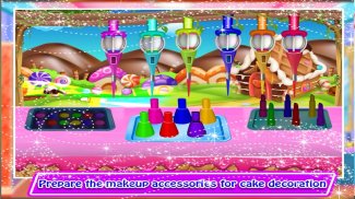 Chocolate Cosmetic Box Cake Maker - Makeup Kit screenshot 5