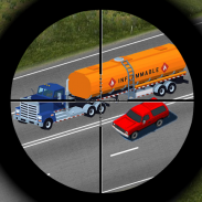 Permainan Sniper Lalu Lintas: screenshot 8