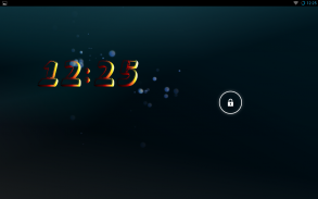 Yaclock s digital clock Widget screenshot 2