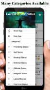 Latest Hindi Status जो सबको हिला दे screenshot 1