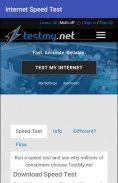 Internet Speed Test screenshot 1