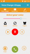 Call Voice Changer Allogag - Prank calls screenshot 0